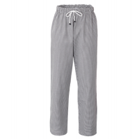Pantalone da cuoco Plutone - taglia M - bianco-quadretti neri - Giblor's - Q8P00195-Q32-M - 8056149338155 - DMwebShop