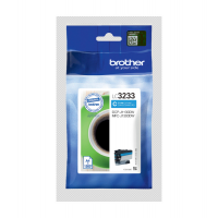 Cartuccia - ciano - 1500 pagine - Brother - LC3233C - 4977766787253 - DMwebShop