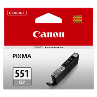 Serbatoio originale inchiostro -  grigio - CLI-551GY - 125 pagine - Canon - 6512B001 - 4960999904627 - DMwebShop