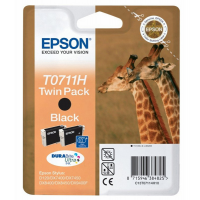 Confezione doppia Cartuccia ink - nero - T0711H - 11 ml x 2 - Epson - C13T07114H10 - 8715946384825 - DMwebShop