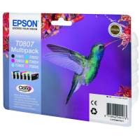 Cartuccia ink - C-M-Y-K-C CH-M CH - T0807 - 7,4 ml cad - Epson - C13T08074011 - 8715946494173 - DMwebShop