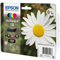Multipack Cartucce Originale - Epson 18 - Confezione 4 cartucce - Epson - C13T18064012 - 8715946625188 - DMwebShop