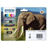 Multipack Cartucce Originale - Epson 24XL - Confezione 6 cartucce - Epson - C13T24384011 - 8715946615158 - DMwebShop