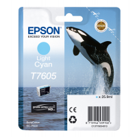 Cartuccia ink - ciano chiaro - T7605 - 25,9 ml - Epson - C13T76054010 - 8715946539102 - DMwebShop