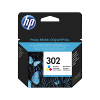 Cartuccia originale inchiostro - tricromia - HP 302 - 165 pagine - Hp - F6U65AE - 302 HP ink - cartuccia HP 302 colore - ink 302 HP - cartuccia 302 HP - 888793802984 - DMwebShop