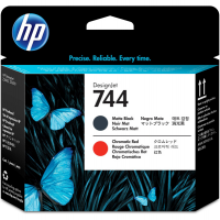 Testina - 744 - nero opaco-rosso cromatico - 6ml cad - Hp - F9J88A - 725184104510 - DMwebShop