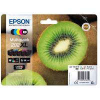 Multipack Cartuccia ink - 202XL - C-M-Y-K-K PH - C-M-Y - 8,5 ml cad - K 13,8 ml - K PH 7,9 ml - Epson - C13T02G74010 - 8715946646459 - DMwebShop