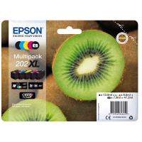 Multipack Cartuccia ink - 202XL - C-M-Y-K-K PH - C-M-Y - 8,5 ml cad - K 13,8 ml - K PH 7,9 ml - Epson - C13T02G74010 - 8715946646459 - DMwebShop