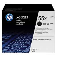 Confezione 2 Toner - 55X - nero - 12500 pagine cad - Hp - CE255XD - 885631277102 - DMwebShop