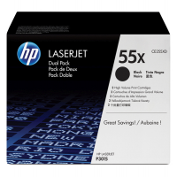 Confezione 2 Toner - 55X - nero - 12500 pagine cad - Hp - CE255XD - 885631277102 - DMwebShop