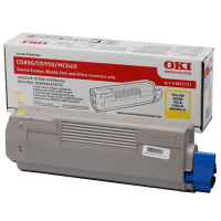 Toner - giallo - C5850-C5950 - 6000 pagine - Oki - 43865721 - 5031713039853 - DMwebShop