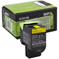Toner - giallo - Return program - 1000 pagine - Lexmark - 80C20Y0 - 734646475648 - DMwebShop
