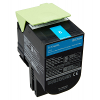 Toner - ciano - Return program - 4000 pagine - Lexmark - 80C2XC0 - 734646481328 - DMwebShop