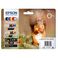 Multipack Cartuccia ink - 378XL-478XL - C-M-Y-K-R-G - C-M-Y 9,3 ml - K-R 11,2 ml - R 10,2 ml - Epson - C13T379D4010 - 8715946646510 - DMwebShop