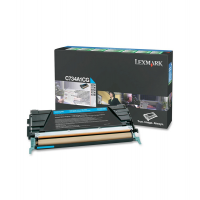 Toner - ciano - Return program - 6000 pagine - Lexmark - C734A1CG - 734646047562 - DMwebShop