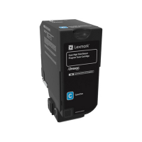 Toner - ciano - Return program - 12000 pagine - Lexmark - 74C2HC0 - 734646601450 - DMwebShop