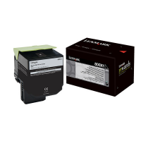 Toner - nero - 8000 pagine - Lexmark - 80C0X10 - 734646481168 - DMwebShop