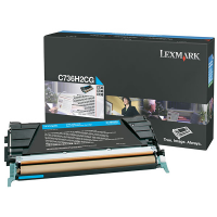 Toner - ciano - non return program - 10000 pagine - Lexmark - C736H2CG - 734646148979 - DMwebShop