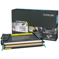 Toner - giallo - non return program - 10000 pagine - Lexmark - C736H2YG - 734646148993 - DMwebShop