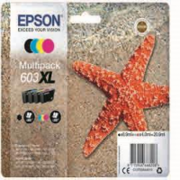 Multipack Cartucce Ink - 603XL - C-M-Y-K - C-M-Y - 4 ml cad - K 8,9 ml - Epson C13T03A64010