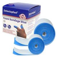 Bendaggio coesivo Detectaplast - per HACCP - 6 x 450 cm - blu - Pvs - CER117 - 5430000726320 - DMwebShop