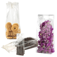 Buste Crystal trasparenti - 12 x 37 + 7 cm - con fondo quadro - conf. 100 buste - PNP - US010TNN Y04NN - 8013170170963 - DMwebShop