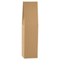Scatola Onda - 1 bottiglia - in cartone - 9 x 9 x 37 cm - avana - conf. 10 pezzi - Scotton - 35460C - 8007402748198 - DMwebShop