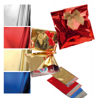 Buste regalo in PPL metal lucido - oro - 16 x 21 + 4 cm - con patella adesiva - conf. 50 buste - PNP - U-814ARRYP7AD - 8013170447706 - DMwebShop