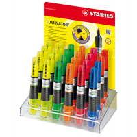 Evidenziatore Luminator - colori assortiti - expo 24 pezzi - Stabilo - 71/24-4 - 4006381346986 - DMwebShop