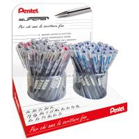 Penna sfera SuperB - colori assortiti (blu-rosso-nero - expo 96 pezzi - Pentel - 0100868 - 8006935008687 - DMwebShop