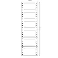 Etichette adesive a modulo continuo TT956 - carta - corsia singola - permanenti - 64 x 34 mm - 6 etichette per foglio - 200 fogli - bianco - X200TT956 - 8007047009456 - DMwebShop