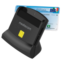 Lettore Smart Card USB 2.0 High Speed - Mediacom MD-S401