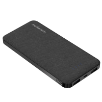 Powerbank ultrasottile USB - da 10.000 mAh - nero - Mediacom - MD-P100 - 8028153119716 - DMwebShop