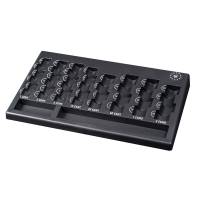 Vassoio portamonete Euro - PP riciclata - 310 x 185 x 30 mm - nero - ITERNET - 3424 - 8028422534240 - DMwebShop