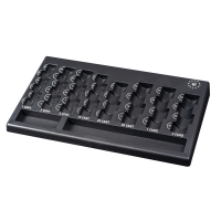 Vassoio portamonete Euro - PP riciclata - 310 x 185 x 30 mm - nero - ITERNET - 3424 - 8028422534240 - DMwebShop