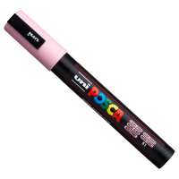 Marcatore a base d'acqua Uni Posca PC5M - punta tonda media - 1,8 - 2,5 mm - rosa chiaro - Uni Mitsubishi - M PC5M RAC - 4902778036891 - DMwebShop
