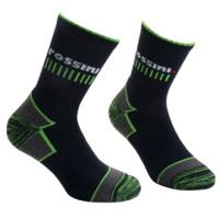 Calze da tennis Livigno - taglie 36-39 - blu-verde - conf. 2 pezzi - Rossini - HH0816539 - 8011513102947 - DMwebShop