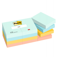 Blocco - 653-BEA - 38 x 51 mm - 100 fogli - colori Beachside - conf. 12 pezzi - Post-it - 7100290157 - 4064035065911 - DMwebShop