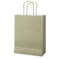 Shopper Twisted carta kraft - 18 x 8 x 24 cm - salvia - conf. 25 pezzi - Mainetti Bags - 087974 - 8029307087974 - DMwebShop