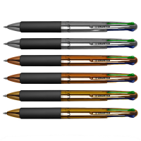 Astuccio penne a sfera Chrome - punta 1 mm - 4 colori - conf. 6 pezzi - Osama - OW 84006956 - 8059484006956 - DMwebShop