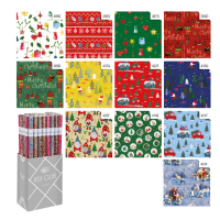 Rotolo Carta Regalo - 2 x 0,70 mt - Fantasie Assortite Natale - Rex Sadoch - GR3J1NAT - 8006715005356 - DMwebShop