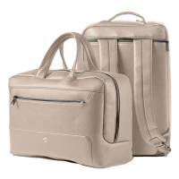 Borsa zainabile bi-bag Gate Trended - 42 x 28 x 14 cm - ecopelle - ghiaccio - InTempo - 9235GAT21 - 8029221835446 - DMwebShop
