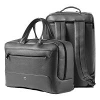 Borsa zainabile bi-bag Gate Trended - 42 x 28 x 14 cm - ecopelle - nero - InTempo - 9235GAT34 - 8029221835477 - DMwebShop
