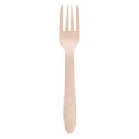 Forchetta monouso in legno - 16,5 cm - conf. 100 pezzi - Signor Bio - WCF100BIO100C - 8055715783603 - DMwebShop