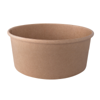 Insalatiera tonde monouso - 750 ml - cartoncino - avana - conf. 50 pezzi - Signor Bio - PBC005BIO50C - 8055715782880 - DMwebShop