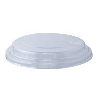 Coperchio in resina - per insalatiere tonde 750-1000 ml - Ø 15 cm - trasparente - conf. 50 pezzi - Signor Bio - PBL002BIO50B - 8055715782934 - DMwebShop