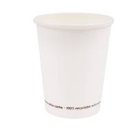 Bicchiere in carta - 350 ml - bianco - conf. 50 pezzi - Signor Bio - PGC004BIO50C - 8055715782675 - DMwebShop