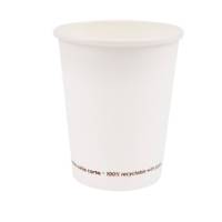 Bicchiere in carta - 350 ml - bianco - conf. 50 pezzi - Signor Bio - PGC004BIO50C - 8055715782675 - DMwebShop