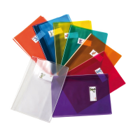 Coprimaxi Cristallo 14 - con alette e portanome - A4 - PVC - blu - conf. 30 pezzi - Colorosa - 30714113.30 - 8004428026590 - DMwebShop
