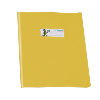 Copriquaderno coprente GreenLine - con alette - A5 - lucido - PVC - giallo - Ri.plast - 34618045 - 8004428972057 - DMwebShop